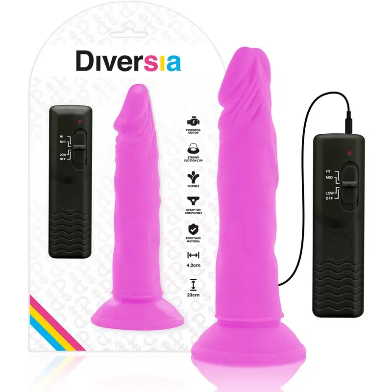 Вибратор DIVERSIA FLEXIBLE VIBRATING DILDO Photo 2