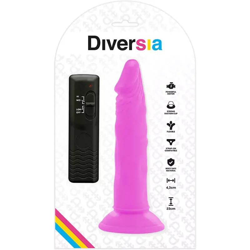 Вибратор DIVERSIA FLEXIBLE VIBRATING DILDO Photo 8