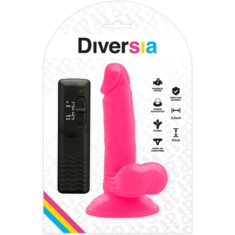 Вибратор DIVERSIA FLEXIBLE VIBRATING DILDO Photo 8