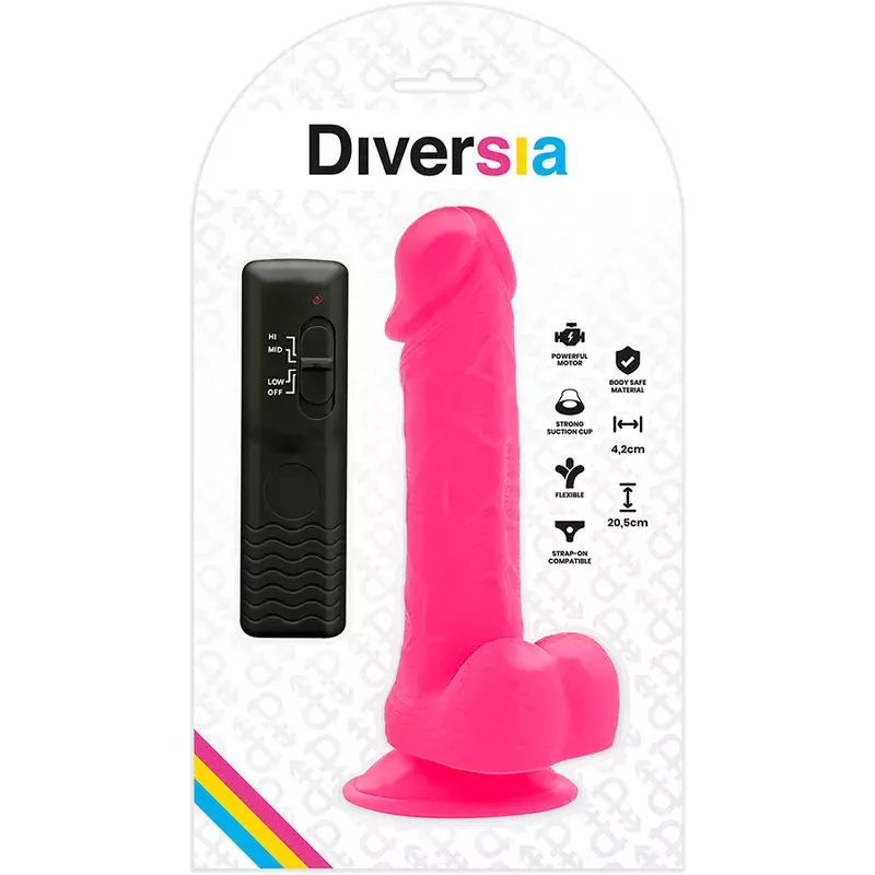 Вибратор DIVERSIA FLEXIBLE VIBRATING DILDO Photo 8