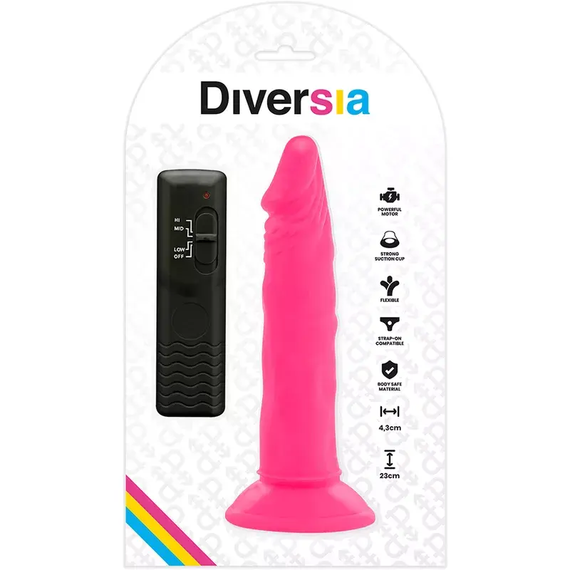 Вибратор DIVERSIA FLEXIBLE VIBRATING DILDO Photo 7