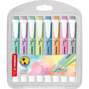 Stabilo swing cool Pastel marker set 8 pcs — chisel tip, multicolour
