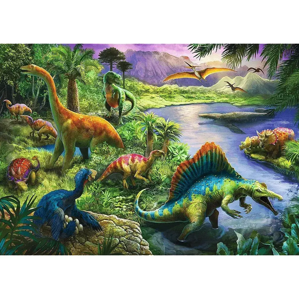 TREFL Puzzle 200 daļas Plēsīgie dinozauri Photo 2