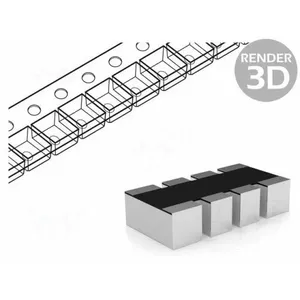 Rezistoru tīkls: Y; 3309; SMD; 1206; Rezistoru skaits: 4; 63mW; ±5%