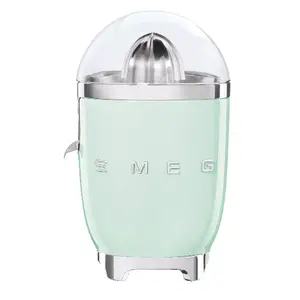 Соковыжималка для цитрусовых Smeg CJF01PGEU — 70 Вт, алюминиевый корпус, пастельно-зелёная, 165×189×281 мм