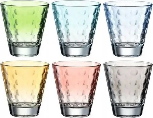 LEONARDO Optic glass tumblers 215 ml — set of 6 Photo 2