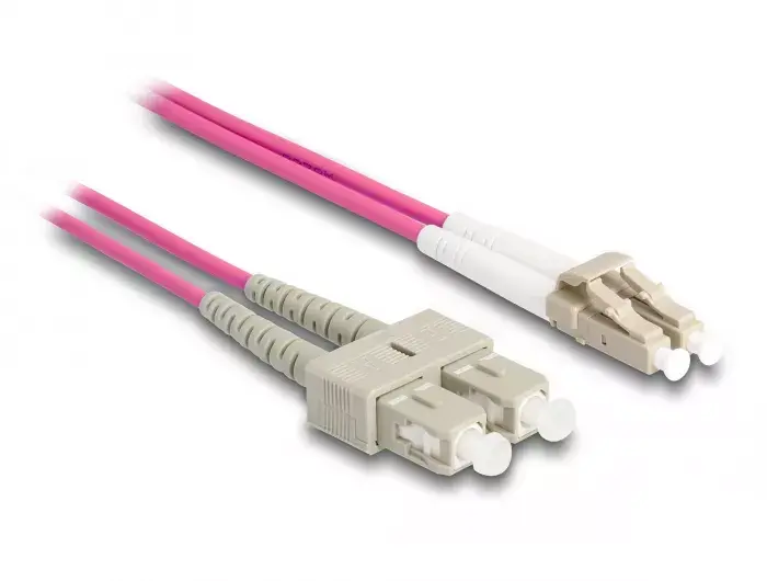 DeLOCK Fiber Optical Cable LC Duplex to SC Duplex Photo 2