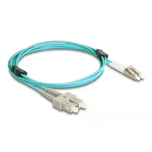 Оптоволоконный кабель DeLOCK LC Duplex к SC Duplex OM3 2м