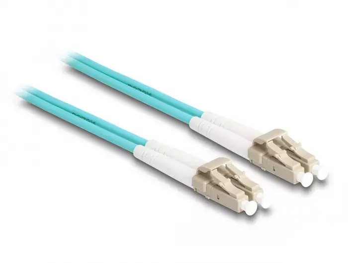 DeLOCK Fiber Optical Cable LC Duplex OM3 2m Photo 2
