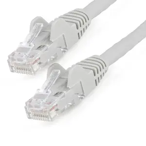 StarTech 10m CAT6 Ethernet Cable LSZH 10 Gigabit 250Mhz 100W PoE RJ45 UTP Network Patch Cord Snagless Grey 24AWG