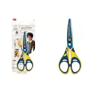 Scissors Maped Harry Potter Kids 130 mm rounded tips yellow/blue stainless steel blades (1 pc)