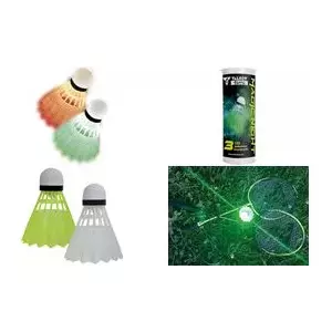 Badmintona bulta talbot torro Magic Night LED 1 gab. — plastmasas (PE) ar iebūvētu LED, balta