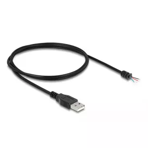 DeLOCK USB 2.0 Type-A male to 4 x open wires 1 m black