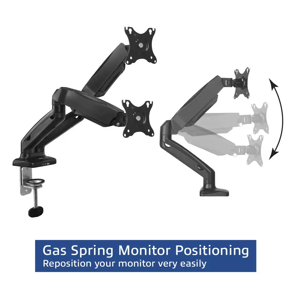 ACT Gas spring dual monitor arm office Photo 3
