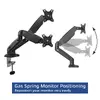 ACT Gas spring dual monitor arm office Photo 3