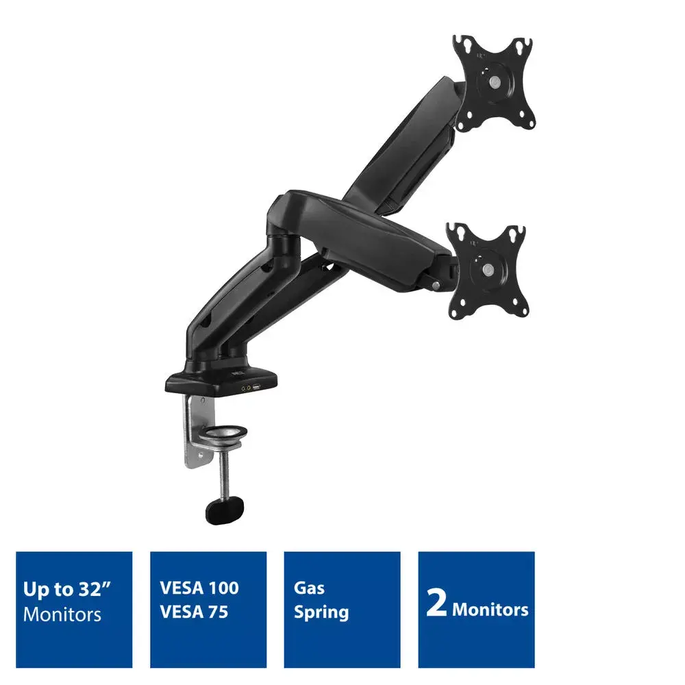 ACT Gas spring dual monitor arm office Photo 5