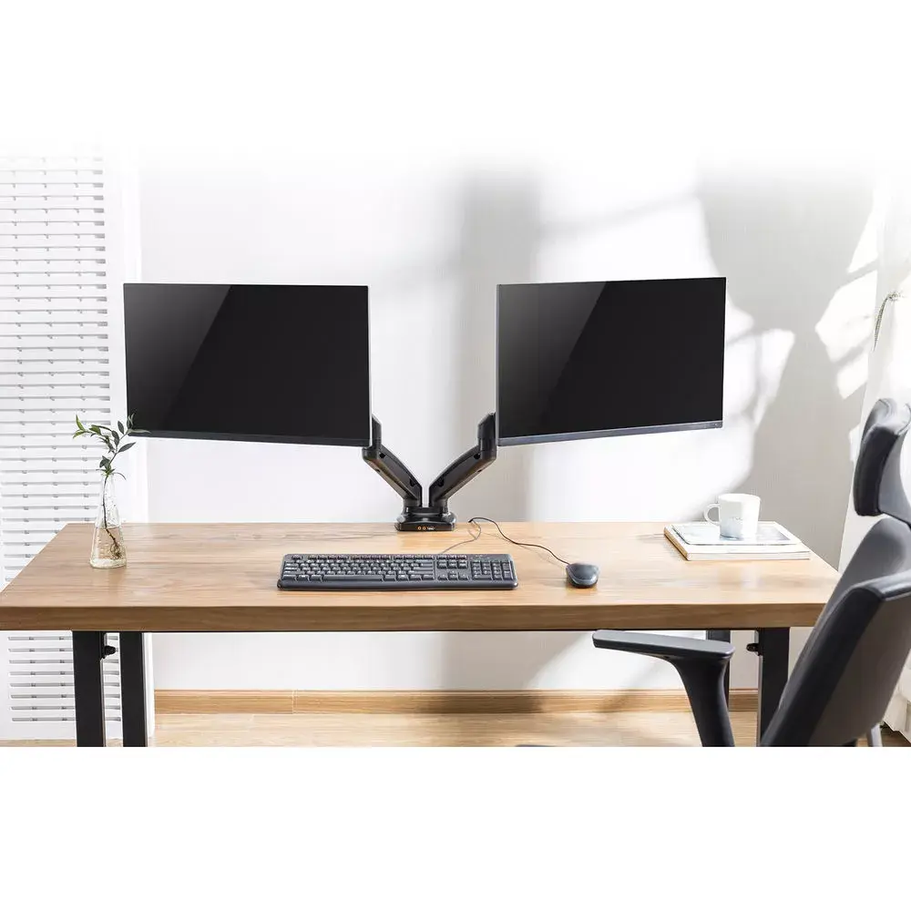ACT Gas spring dual monitor arm office Photo 11