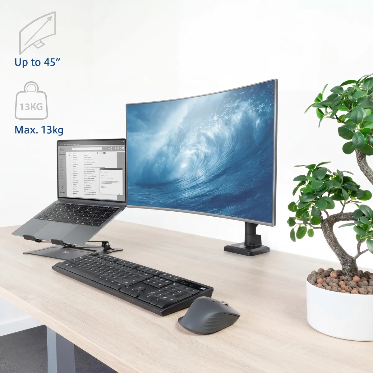 ACT AC8311 monitora kronšteins 1 ekrānam Photo 15
