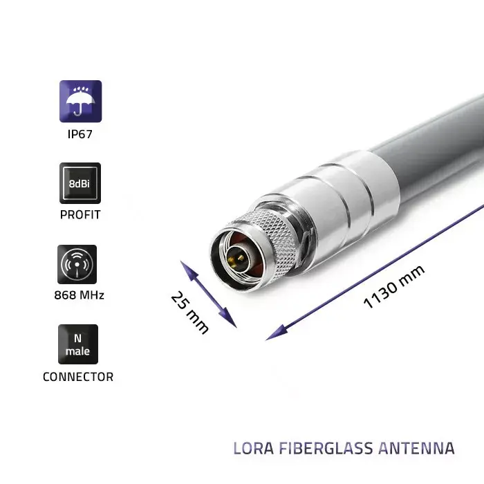 Антенна QOLTEC LoRa 8 дБи (наружная) Photo 3