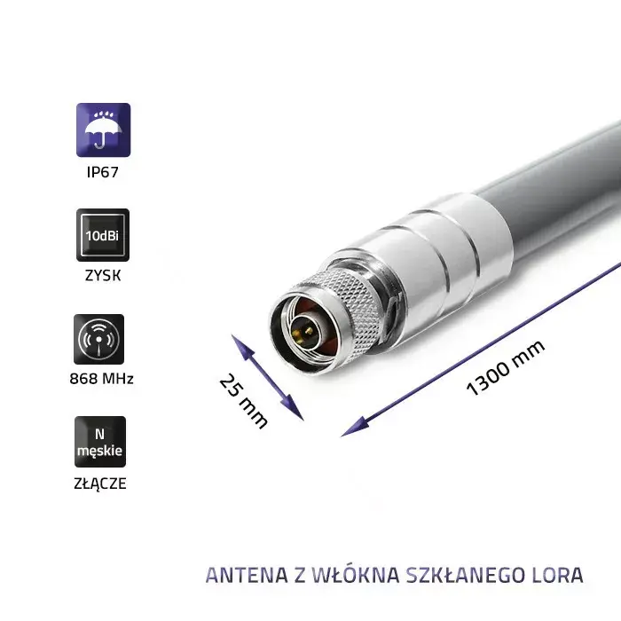 LoRa antena QOLTEC 57026 10 dBi Photo 3