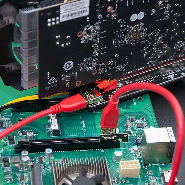 PCI-E riseris QOLTEC 009S Plus 1x→16x, modelis 55508 Photo 3