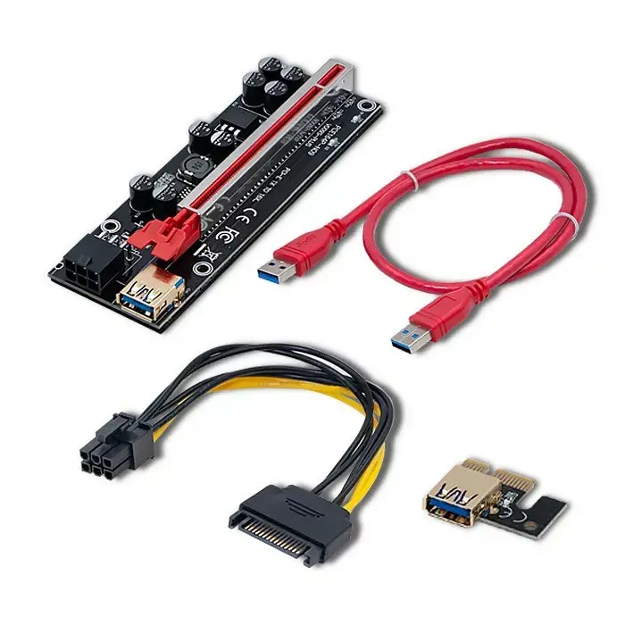 PCI-E riseris QOLTEC 009S Plus 1x→16x, modelis 55508 Photo 6
