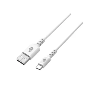 USB to USB‑C Cable TB AKTBXKUCMISI20W, 2 m, silicone, white, quick charge