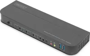 KVM Switch Digitus 4-Port 4K60Hz 4 x DP in 1 x DP/HDMI out