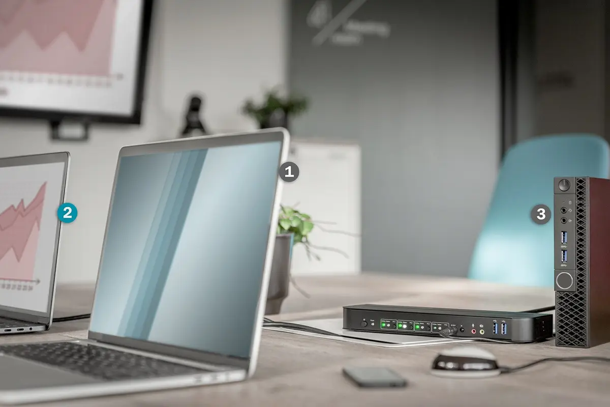 4-портовый KVM-переключатель Digitus 4K60Hz DS-12890 Photo 14