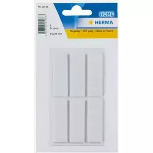 HERMA 15186 pašlīmējošā etiķete Taisnstūris Balts 6 pcs