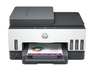HP Smart Tank 7605 Wireless All-in-One Color Printer Thermal Inkjet A4 Duplex Printing Copier Scanner Fax Wi-Fi