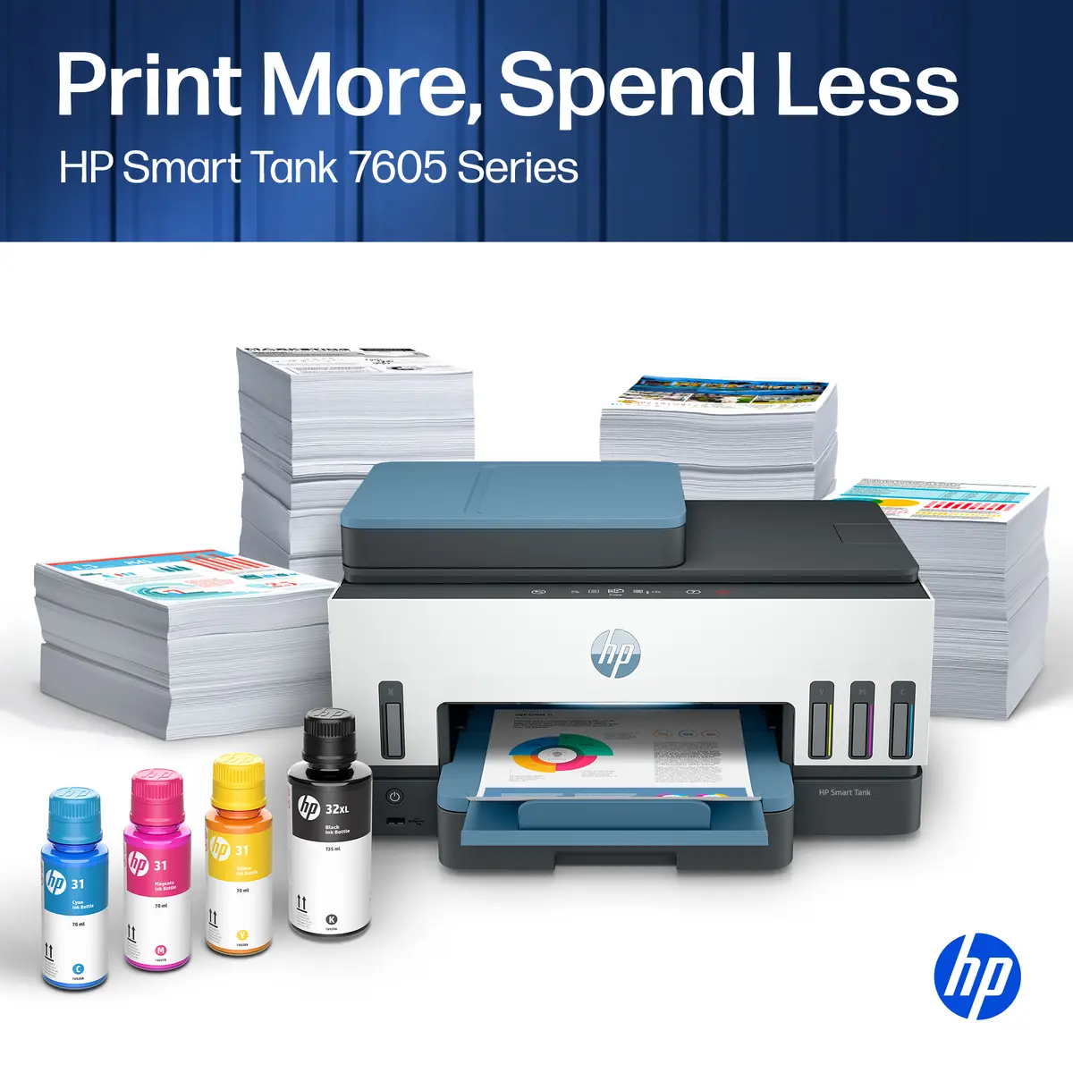 HP Smart Tank 7605 Wireless All-in-One Printer Photo 6