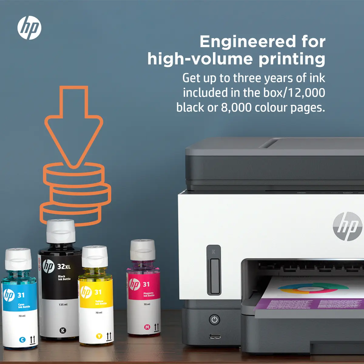 HP Smart Tank 7605 Wireless All-in-One Printer Photo 16