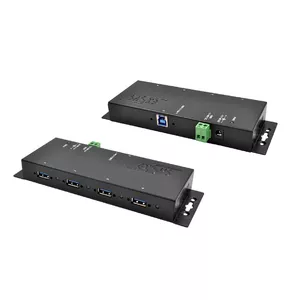 EXSYS EX-1183HMVS-2 USB хаб 3.2 Gen 1 Type-B 5000 Mbit/s Черный