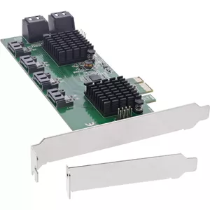 InLine Interface card 8x SATA 6Gb/s controller PCIe 2.0