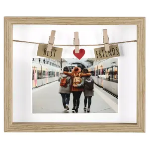 Single picture frame Hama Best Friends Oak MDF 1 pc