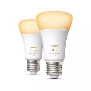 Philips Hue balts atmosfēras apgaismojums A60 – viedā spuldze E27 – 1100 (2 gab. iepakojumā)