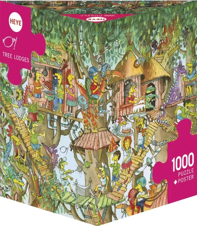 Puzle Heye Tree Lodges 1000 gabaliņi