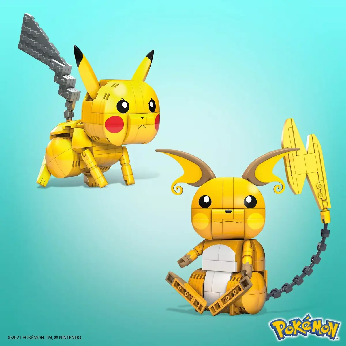 Mega Bloks Mega Construx Pokémon Pikachu Evolution Trio GYH06 Photo 2