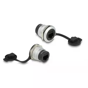 Сетевой кабель DeLOCK RJ45 Cat.6A 1м Черный