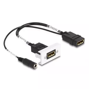 DeLOCK Easy 45 DisplayPort 4K 60 Hz Module with DC feed 2.1 x 5.5 mm