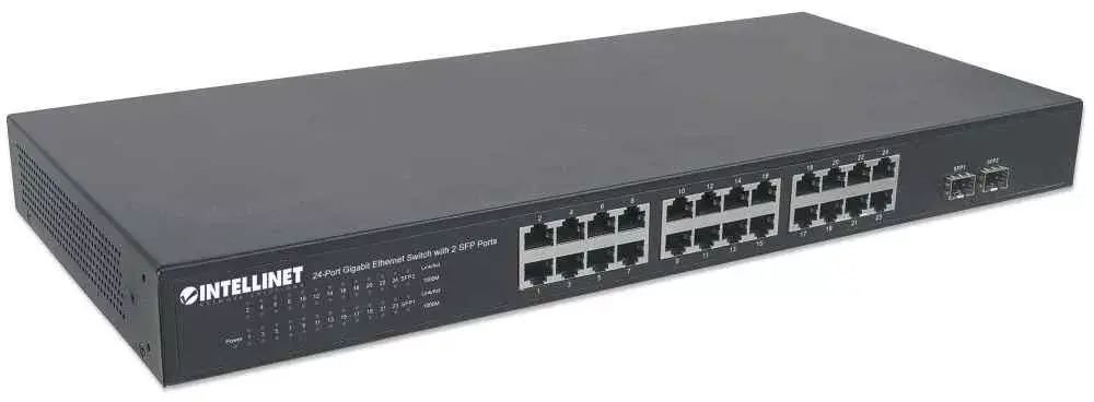 Неуправляемый коммутатор Intellinet 24-портовый Gigabit Ethernet Photo 2