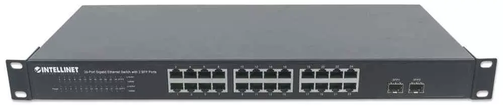 Неуправляемый коммутатор Intellinet 24-портовый Gigabit Ethernet Photo 4
