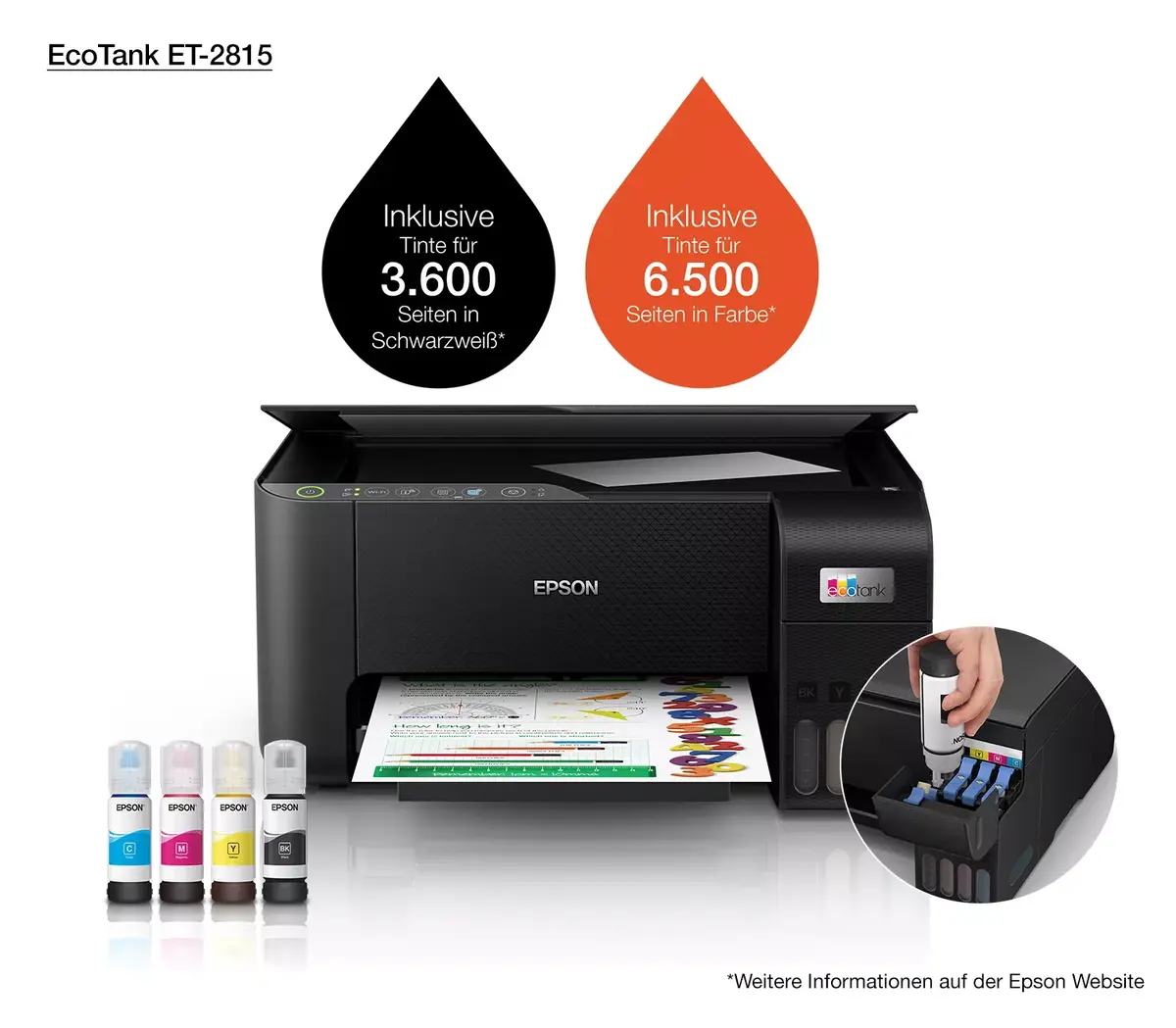 Daudzfunkcionālā ierīce Epson EcoTank ET-2815 Photo 24