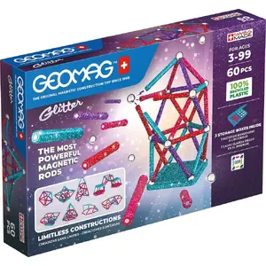Neodymium magnet toy Geomag Glitter Recycled G536 Multicolour