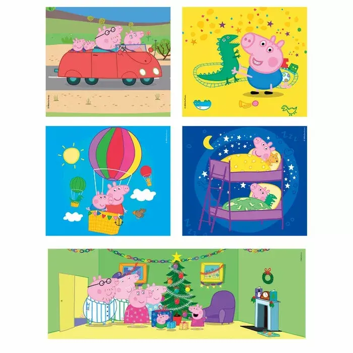 Clementoni Peppa Pig Supercolor 10‑1 puzļu komplekts Photo 2