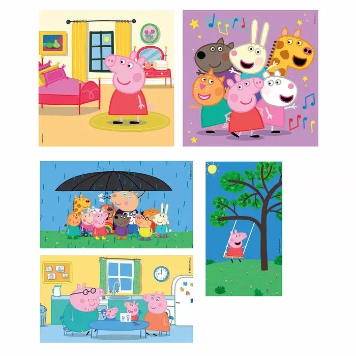 Clementoni Peppa Pig Supercolor 10‑1 puzļu komplekts Photo 4
