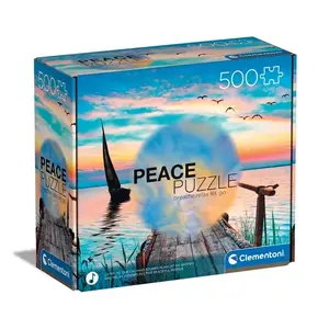 Пазл Clementoni Peace Collection 35121 — 500 деталей, ширина 490 мм