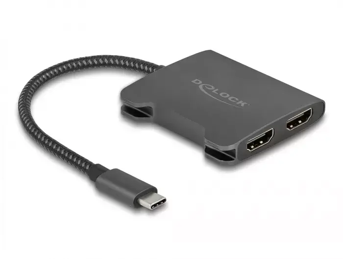 DeLOCK USB Type-C сплиттер DP Alt Mode на 2 x HDMI Photo 2