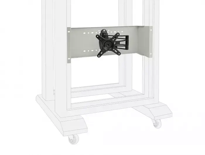 Flat panel mount arm DeLOCK 19" Monitor Arm grey Photo 3